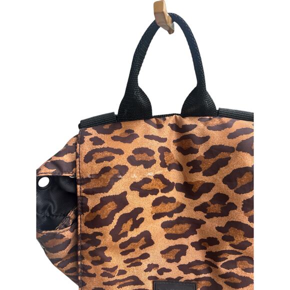 LAUREN Ralph Lauren Leopard Mini Nylon Backpack Buckle - Picture 2 of 10